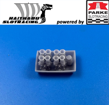 Preview: V8 Motorattrappe mit vier Doppel Vergaser(Chevrolet)