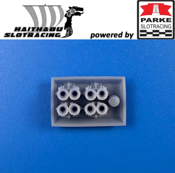 V8 Motorattrappe mit vier Doppel Vergaser(Chevrolet)