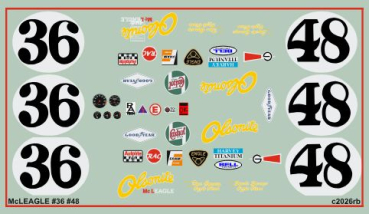 McLeagle Nr.36 und 48 Can-Am 1968