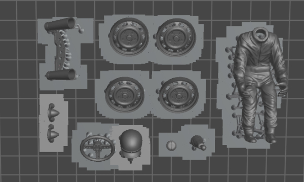 Porsche  904GTS Druckteileset