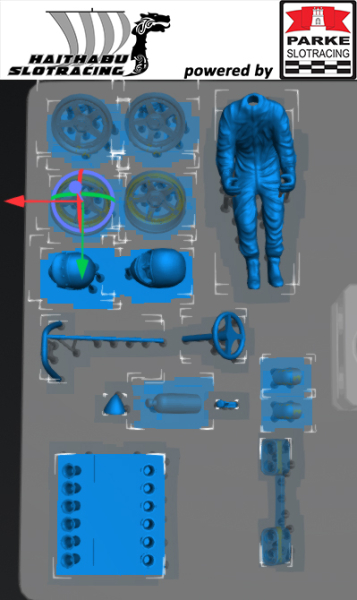 Matra650 Mittelheck Druckteileset