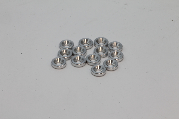 Gedrehte Rosette für Senkkopfschraube M2