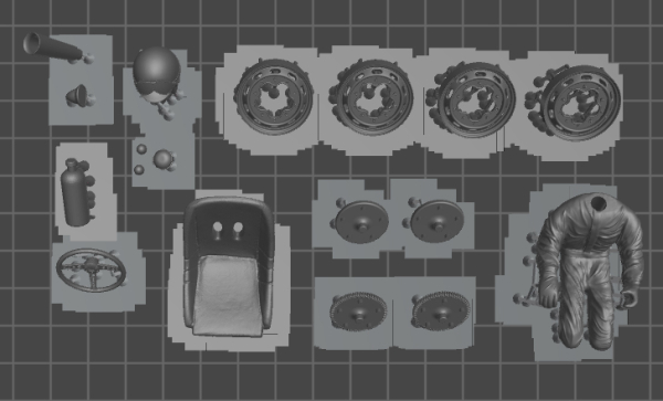 Porsche RS60 Druckteileset