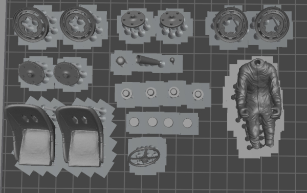 Porsche 550 Spyder Druckteileset