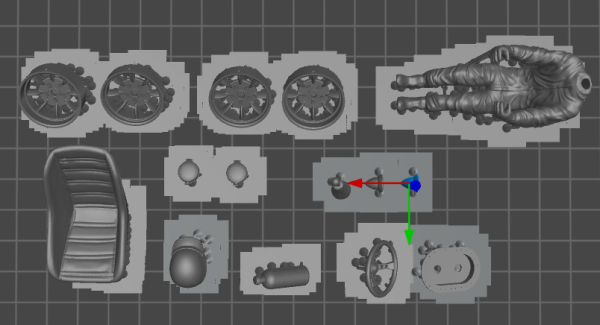 Trans-Am Druckteileset